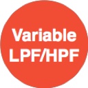 Variable HPF/LPF