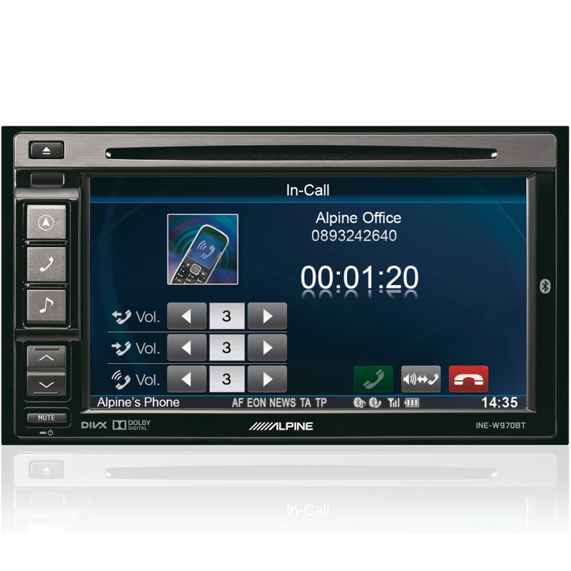 Alpine INE-W970BT ���� � ��������-�������� INCAR