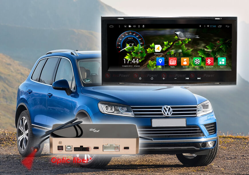 ������� ��������� Volkswagen Touareg 02-10, Multivan T5 03-14 Android 7, WiFi, 4����, 8,8" (Redpower 31142 IPS DSP) ���� � ��������-�������� INCAR