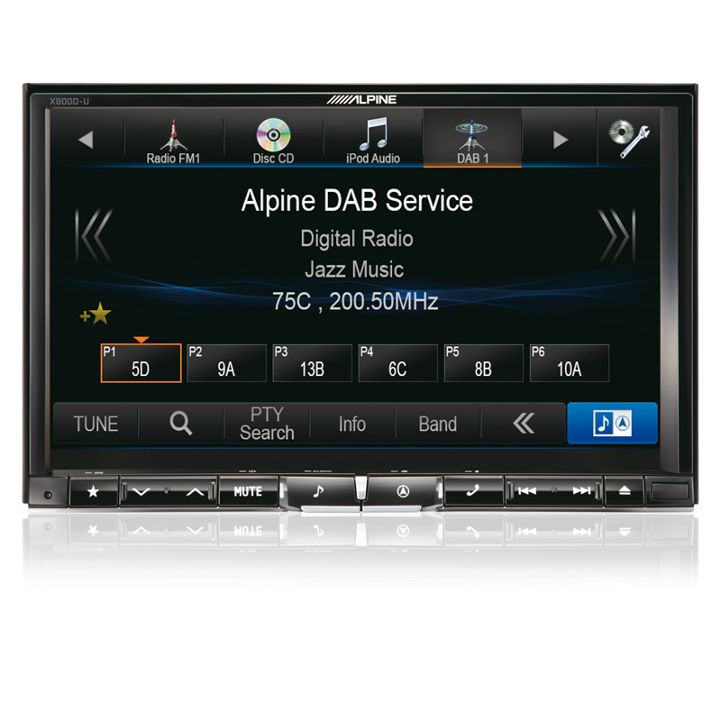 Alpine X800D-U ���� � ��������-�������� INCAR