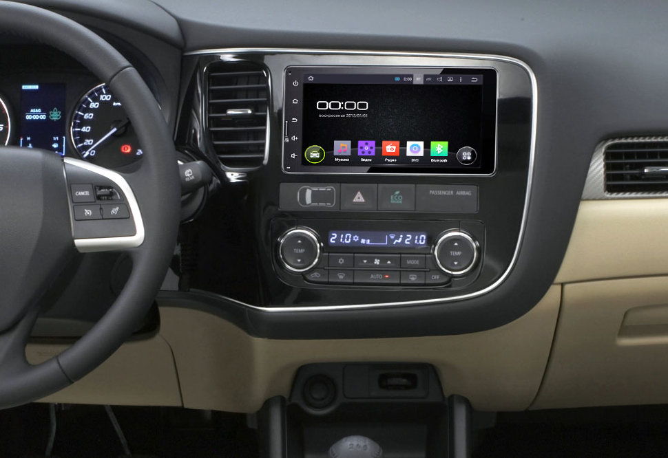 ������� ��������� Mitsubishi Outlander 12+ Android 5.1, WiFi, 7", 4���� (Incar AHR-6197) ���� � ��������-�������� INCAR