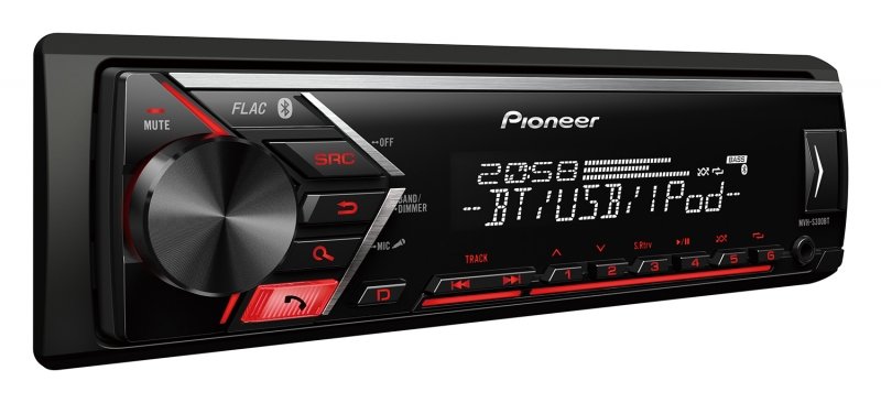 Pioneer MVH-S300BT-K ������������� ���� � ��������-�������� INCAR