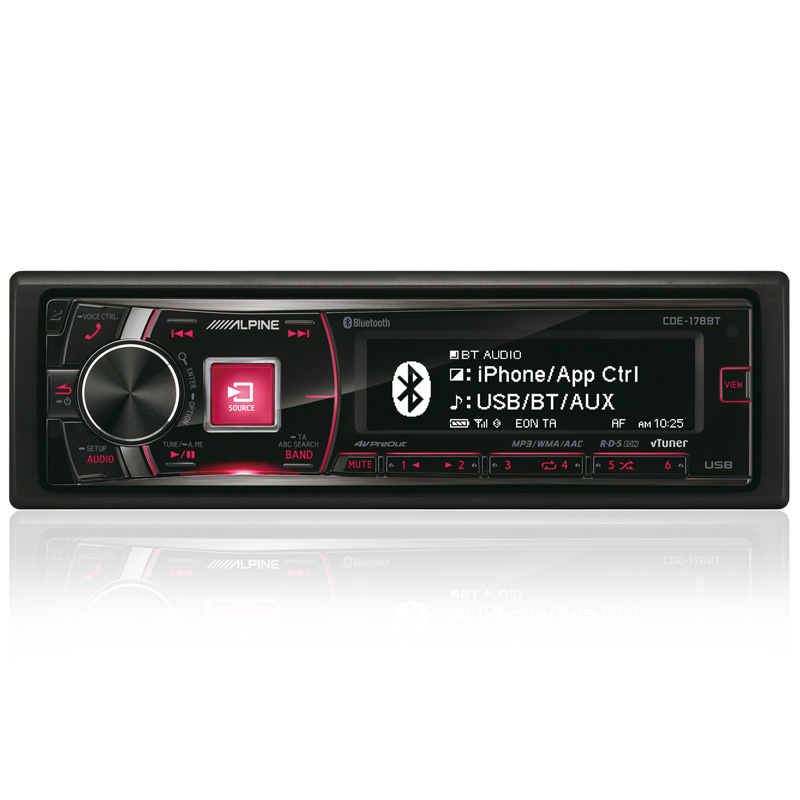 Alpine CDE-178BT ���� � ��������-�������� INCAR