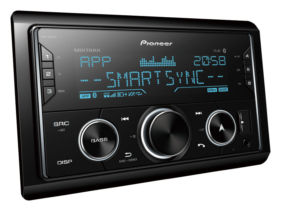 Pioneer MVH-S620BT ���� � ��������-�������� INCAR