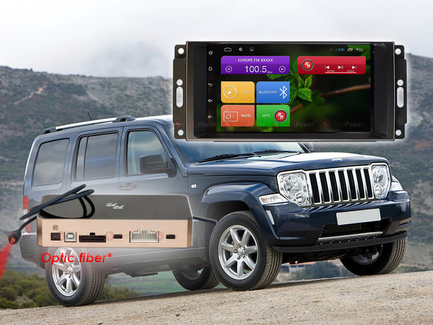 ������� ��������� Jeep, Dodge, Chrysler Android 6, WiFi, 4����, 7.0" (RedPower 31216) ���� � ��������-�������� INCAR