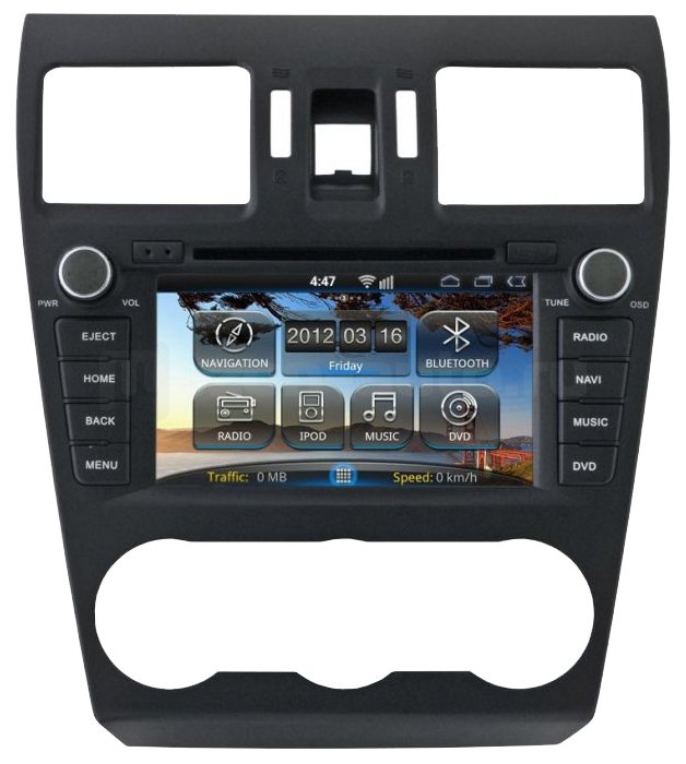 ������� ������������� Incar AHR-2686 ��� Subaru Forester ���� � ��������-�������� INCAR
