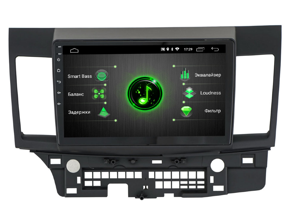 ������� ��������� INCAR DTA-6102 ��� MITSUBISHI LANCER X, (Android 9) ���� � ��������-�������� INCAR