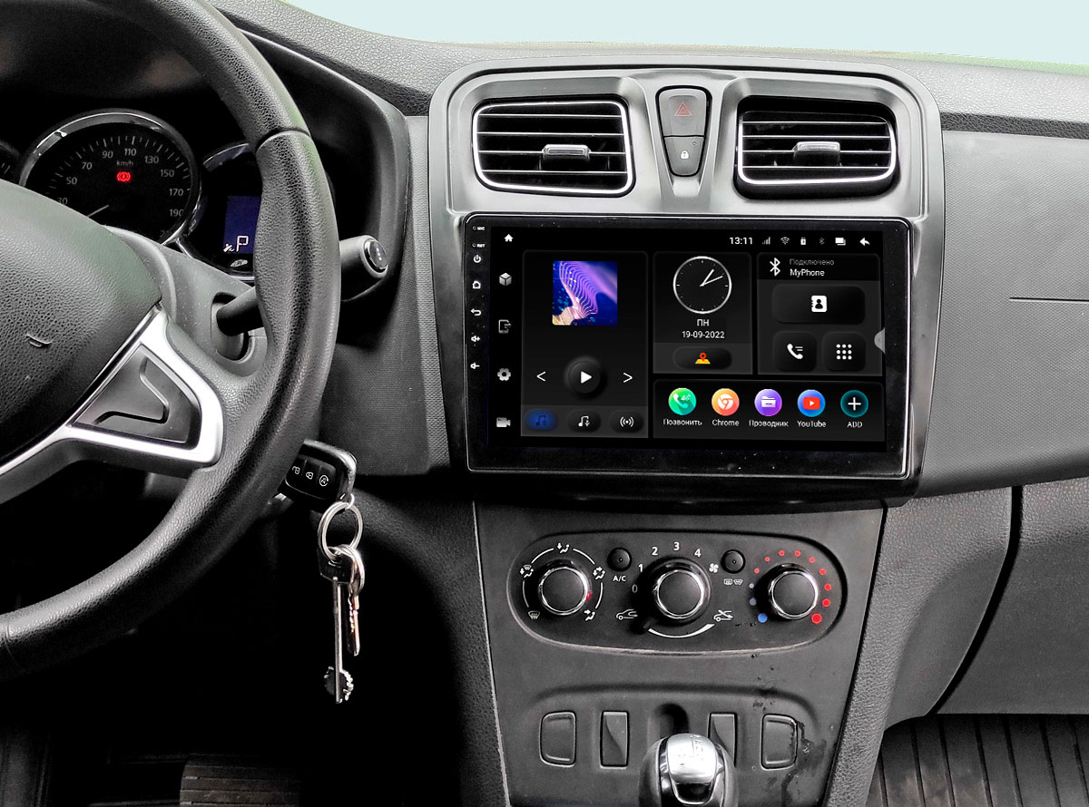 ������������� ��� Renault Logan 13+, Sandero 12+ (MAXIMUM Incar TMX-1403-4) Android 10/1280*720, BT, wi-fi, 4G LTE, DSP, 4-64Gb, 9" (Incar TMX-1403-4) ���� � ��������-�������� INCAR