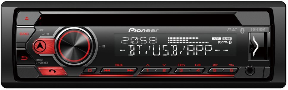 Pioneer DEH-S310BT ������������� ���� � ��������-�������� INCAR