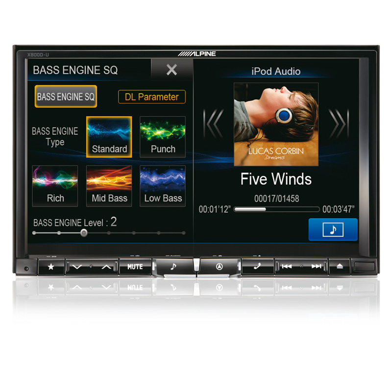Alpine X800D-U ���� � ��������-�������� INCAR