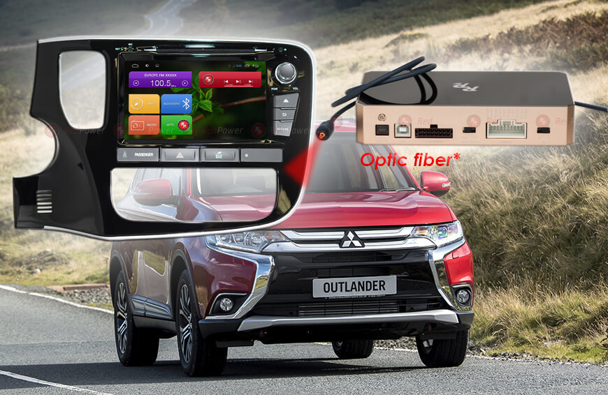 ������� ��������� Mitsubishi Outlander 12+ Android 6, WiFi, DVD, 4����, 8.0" (RedPower 31156 DVDIPS) ���� � ��������-�������� INCAR
