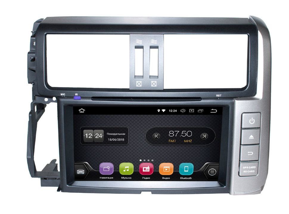 ������� ��������� INCAR TSA-2248 ��� Toyota Prado � 2009 �� 2013 ��� (Android 8.1) ���� � ��������-�������� INCAR
