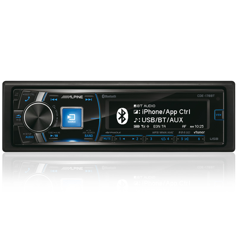Alpine CDE-178BT ���� � ��������-�������� INCAR