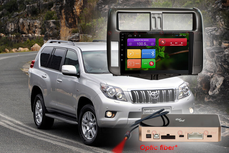 ������������ �������� Toyota Prado 150 10-13 Android 6, WiFi, 4����, 9.0" (Redpower 31065 RIPS) ���� � ��������-�������� INCAR