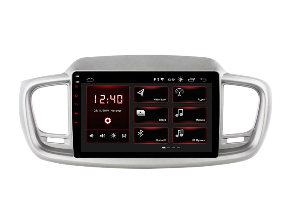 ������� ��������� Kia Sorento 17+, Android 9 (Incar XTA-1809) ���� � ��������-�������� INCAR