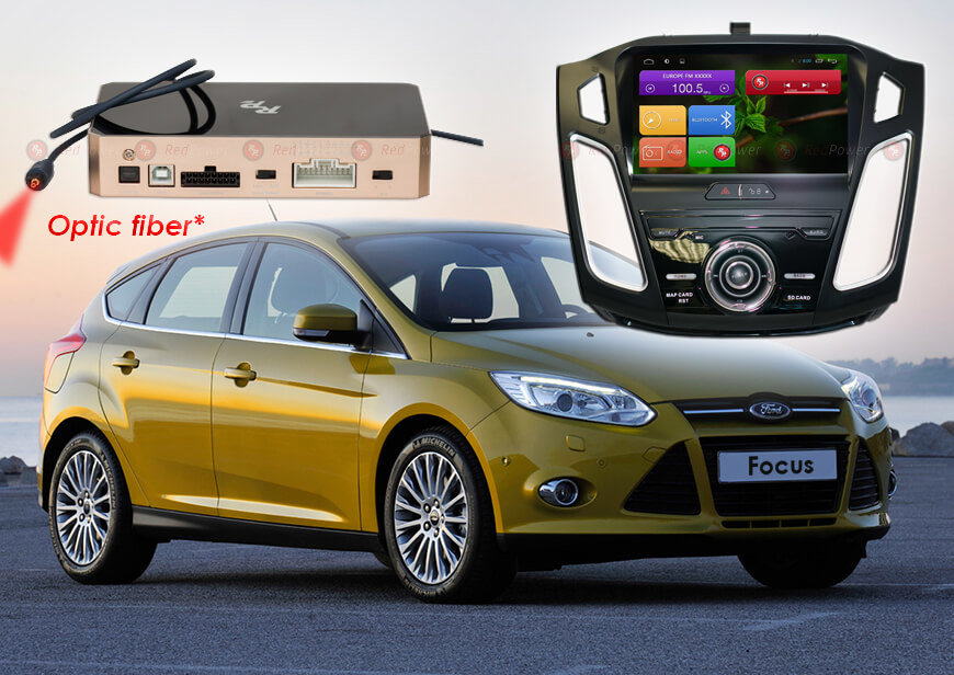 ������� ��������� Ford Focus 3 12+ Android 7, WiFi, 4����, 9.0" (Redpower 31150 IPS) ���� � ��������-�������� INCAR