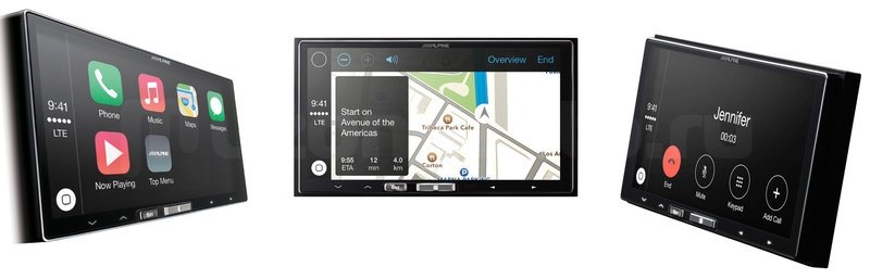 Alpine iLX-700 ������������� 2DIN ���� � ��������-�������� INCAR