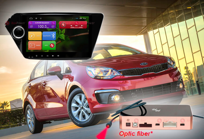 ������� ��������� Kia Rio 11+ Android 7, WiFi, 4����, 9.0" (Redpower 31106 IPS) ���� � ��������-�������� INCAR
