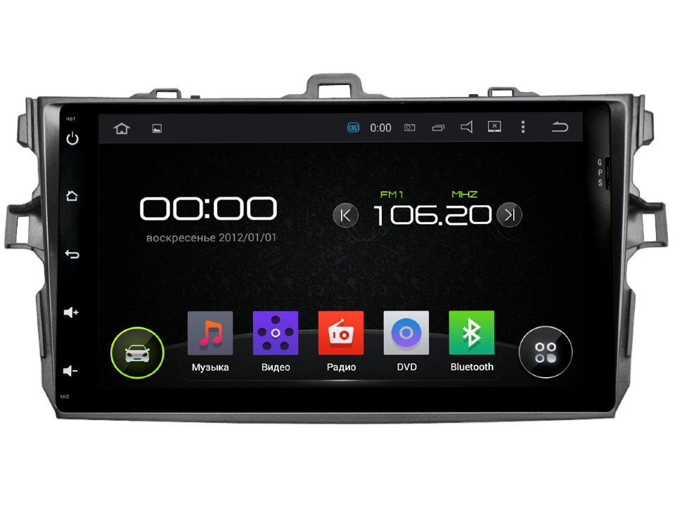 ������� ��������� Toyota Corolla 06-13 Android 5.1, WiFi, 8.0" (Incar AHR-2234) ���� � ��������-�������� INCAR
