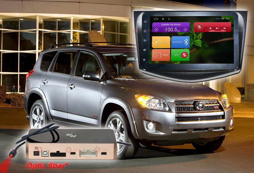 ������� ��������� Toyota RAV4 07-12 Android 7, WiFi, 4����, 8.0" (Redpower 31018 IPS DSP) ���� � ��������-�������� INCAR