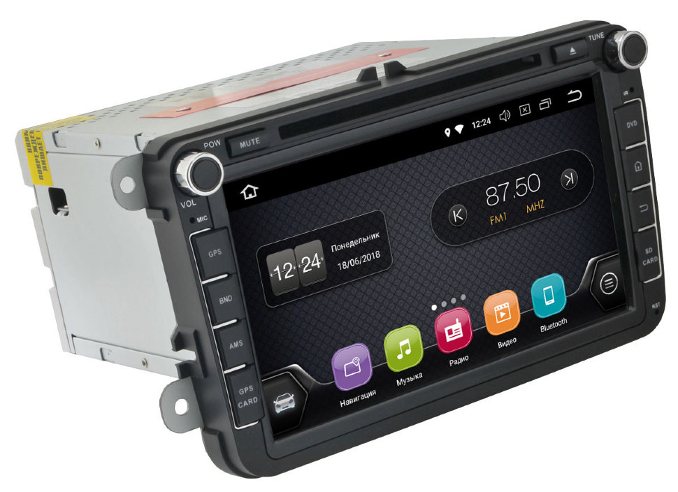 ������� ��������� INCAR TSA-8642 ��� VW Passat B7 (Android 8.0) ���� � ��������-�������� INCAR