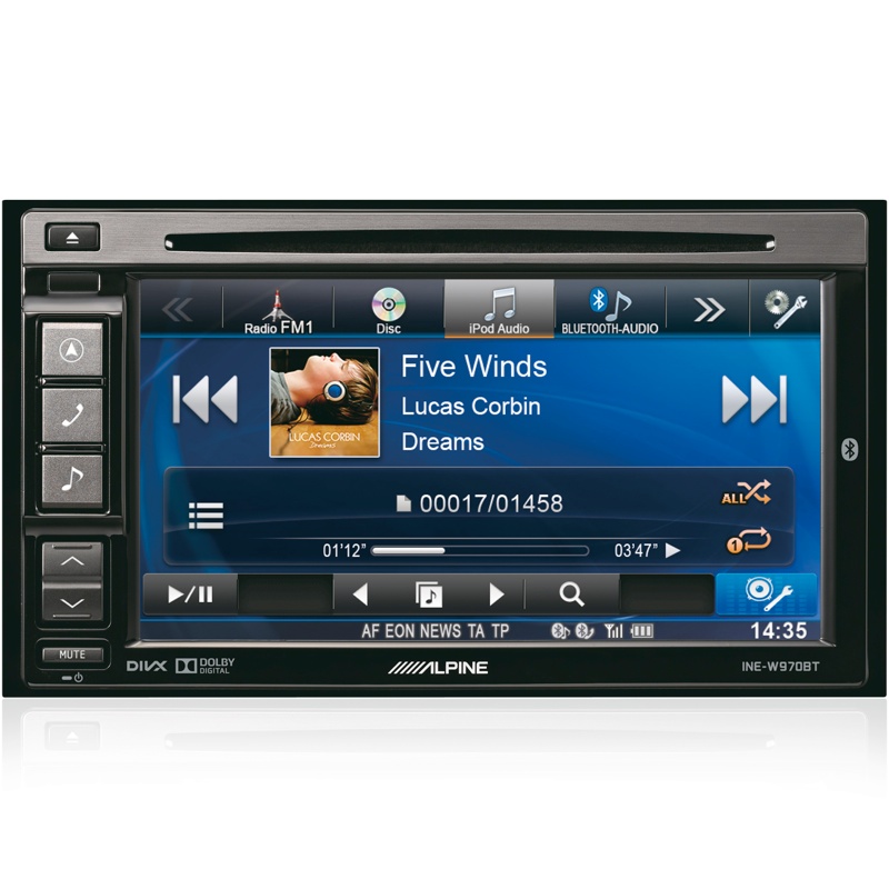Alpine INE-W970BT ���� � ��������-�������� INCAR