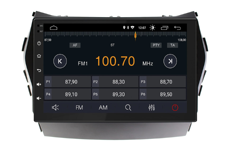 ������� ��������� INCAR XTA-2409 ��� Hyundai Santa Fe (Android 9) ���� � ��������-�������� INCAR