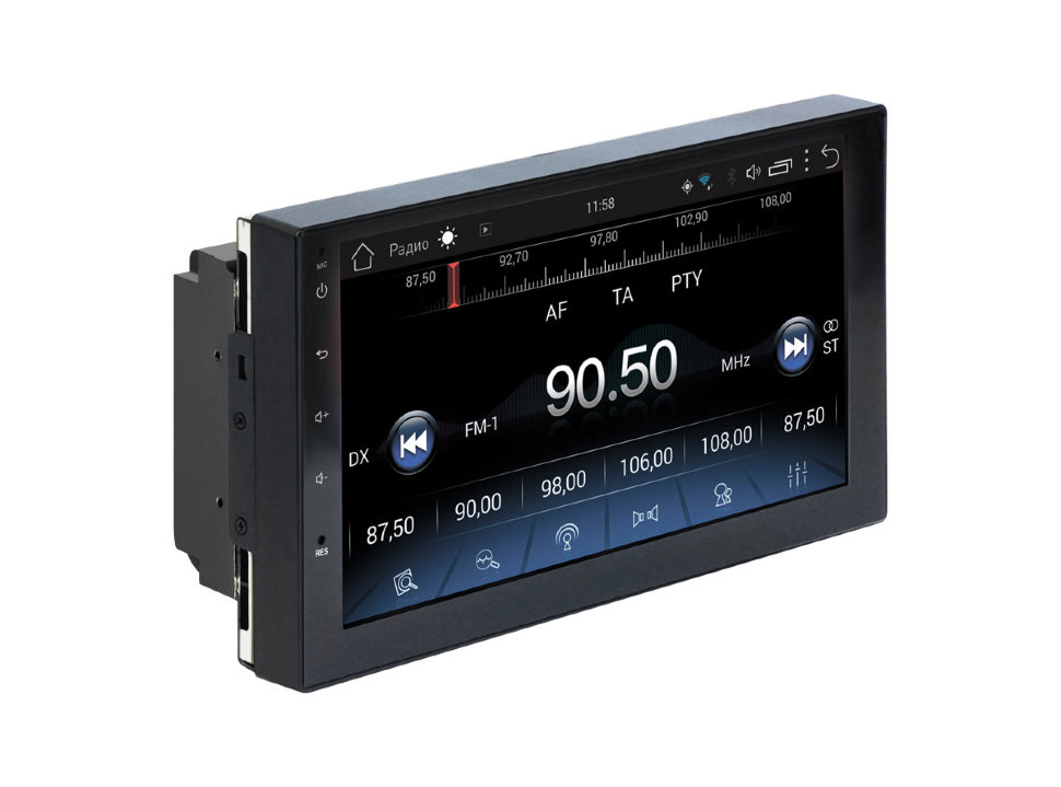 SWAT AHR-4580 ������������� ��������� 2 DIN � ���������� (Android 7) ���� � ��������-�������� INCAR