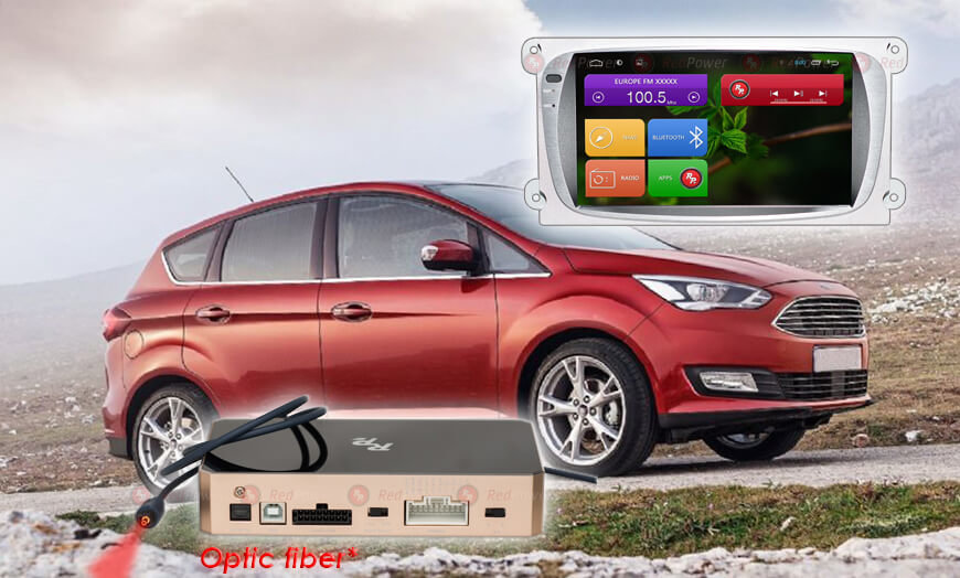 ������� ��������� Ford Focus Android 7, WiFi, 4����, 8.0" (�����) (Redpower 31003 G IPS DSP ) ���� � ��������-�������� INCAR