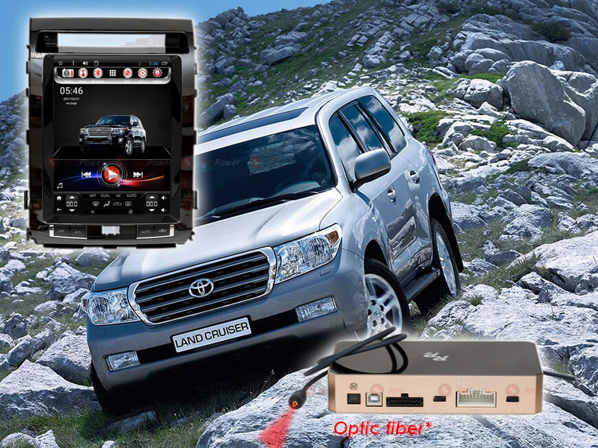������������� Toyota Land Cruiser 200 07-14 Android 6, WiFi, DVD, 4����, 12.0" (Redpower 31200 IPS) ���� � ��������-�������� INCAR