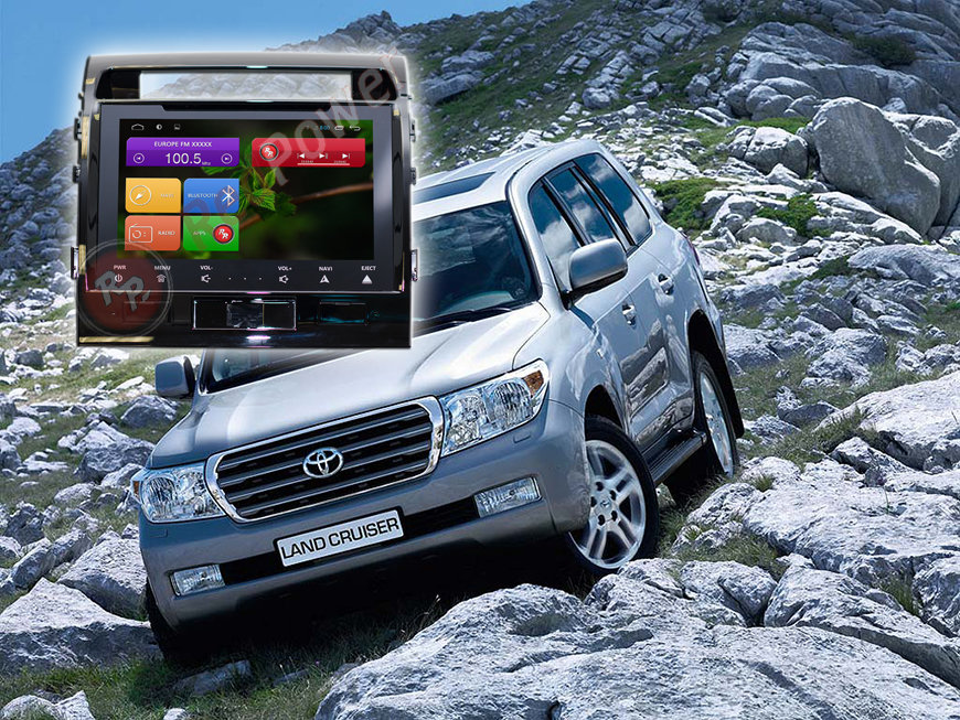 ������� ��������� Toyota LC200 -14 Android 6, WiFi, 4����, DVD, 9.0" (Redpower 21200B IPS) ���� � ��������-�������� INCAR