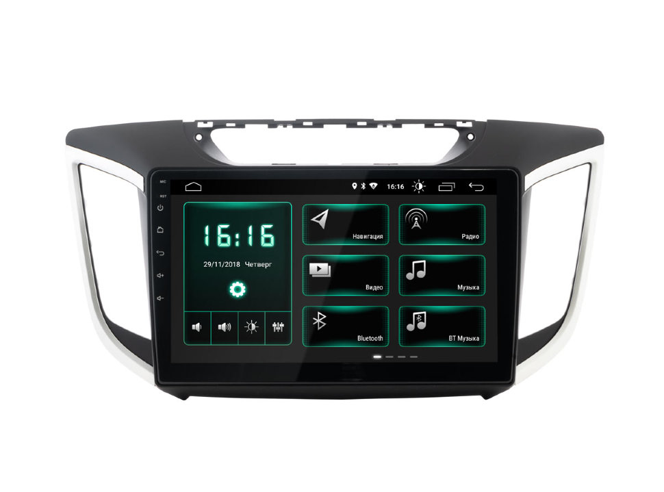 ������� ��������� INCAR XTA-2410 ��� Hyundai Creta (Android 8.1) ���� � ��������-�������� INCAR