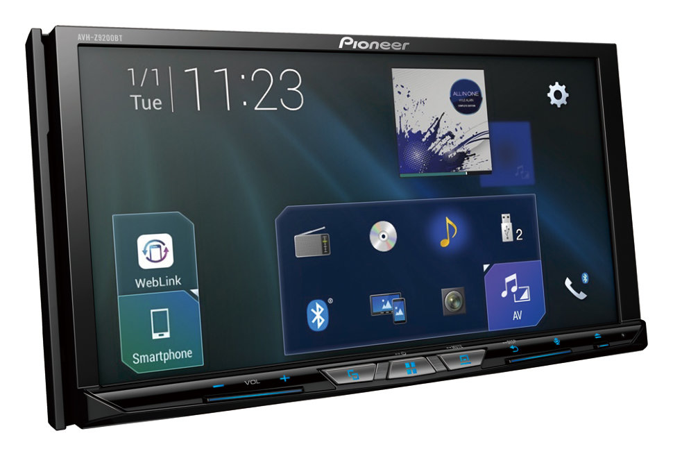 Pioneer AVH-Z9200BT ������������� 2DIN ���� � ��������-�������� INCAR
