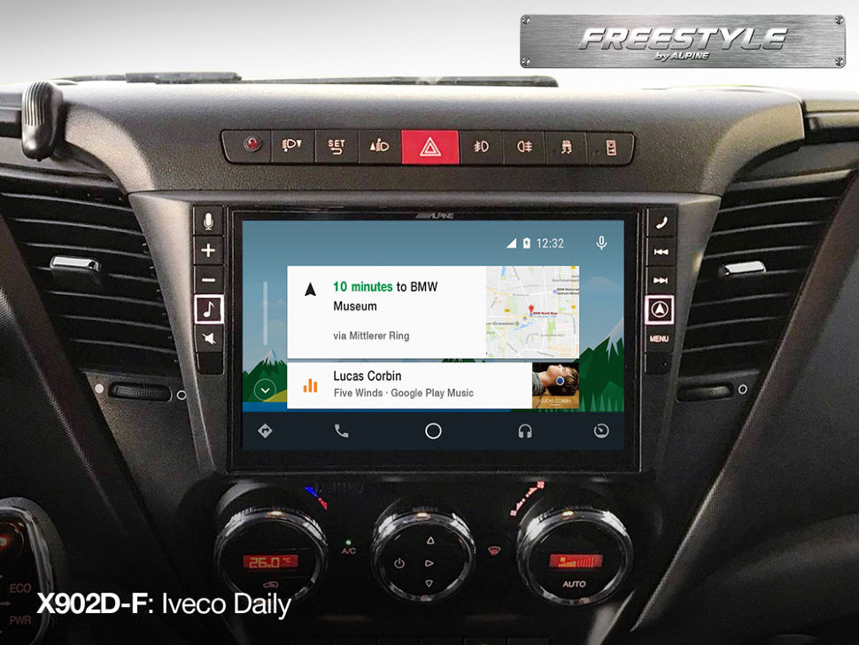 Alpine X902D-F ������������� 2DIN ���� � ��������-�������� INCAR