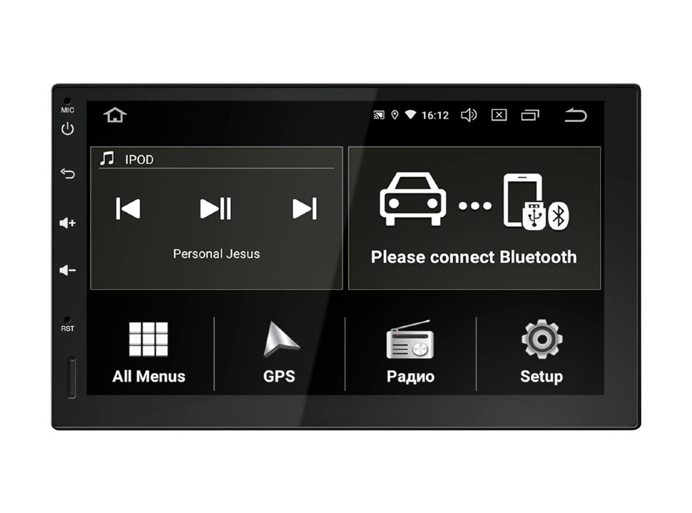 Incar AHR-9380 ��������� �������������, Android 9.0, WiFi, 7.0" ���� � ��������-�������� INCAR