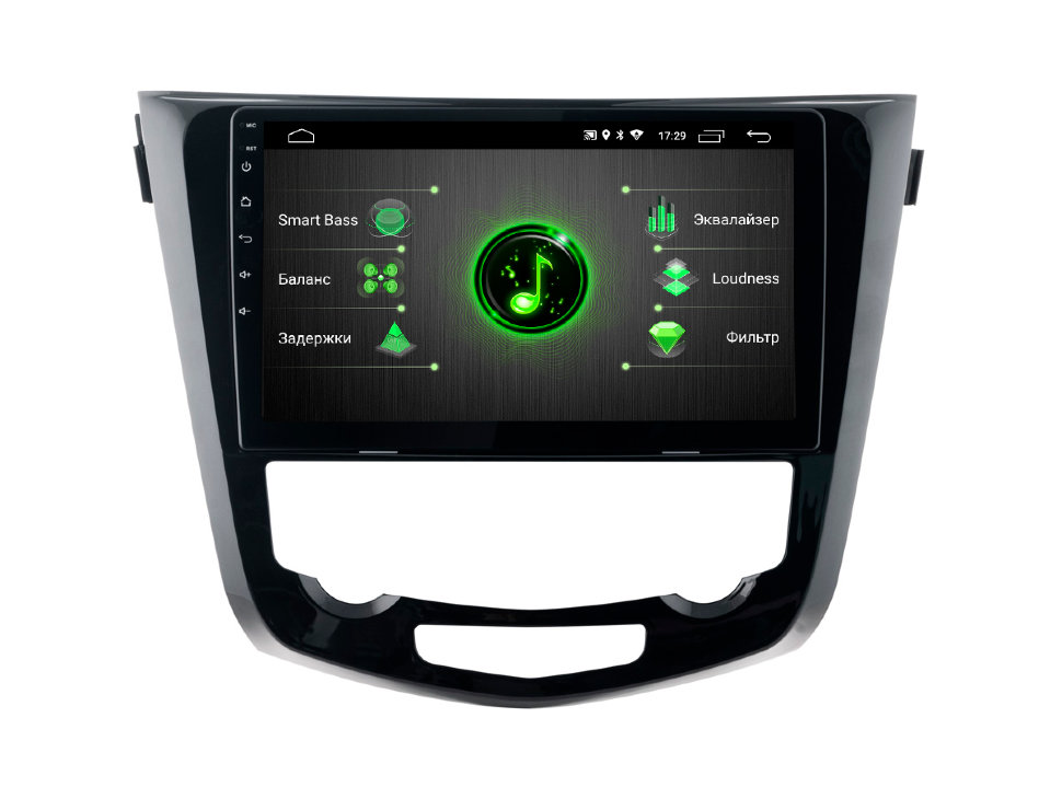 ������� ��������� INCAR DTA-6210BV ��� Nissan X-Trail � Nissan Qashqai 15+ (Android 9) � �������� ������� ���� � ��������-�������� INCAR