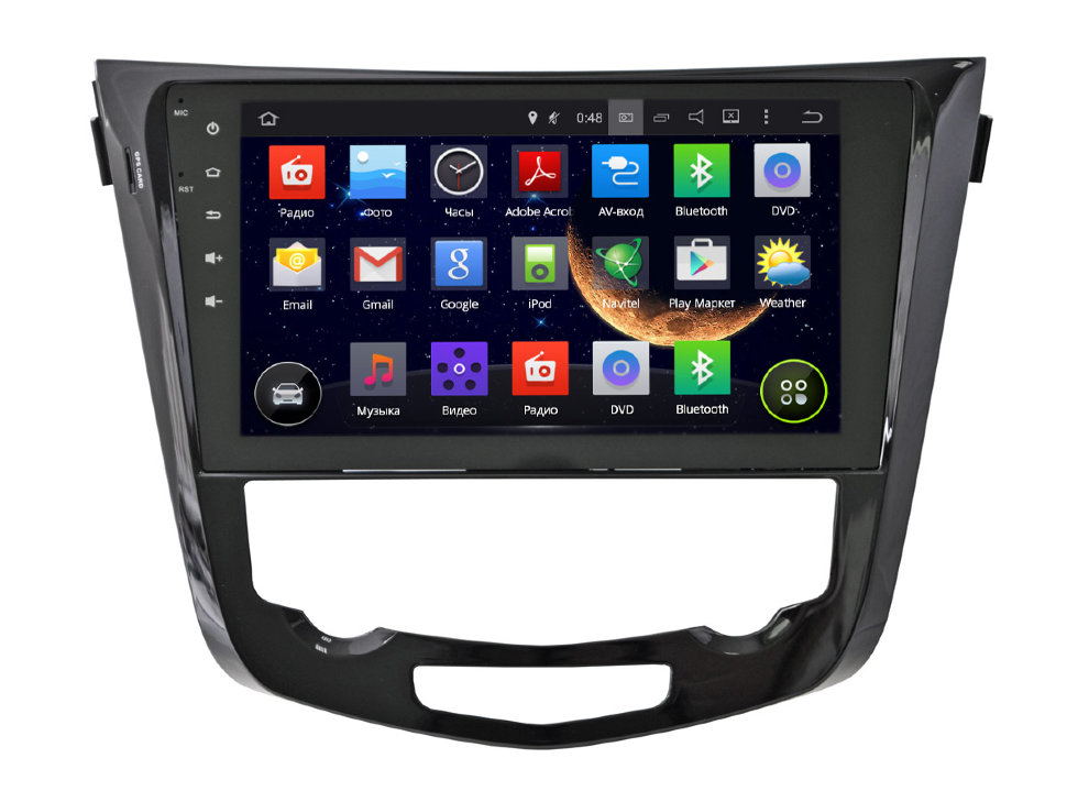 ������� ��������� Nissan X-Trail, Qashqai 15+ Android 5.1, WiFi, 4����, 10.0" (Incar AHR- 6281BV) ���� � ��������-�������� INCAR