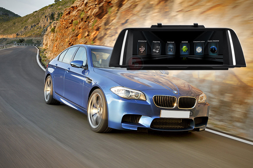 ������� ��������� BMW 5 10-11 Android 6, WiFi, 4����, 10.2" (Redpower 31085 IPS) ���� � ��������-�������� INCAR