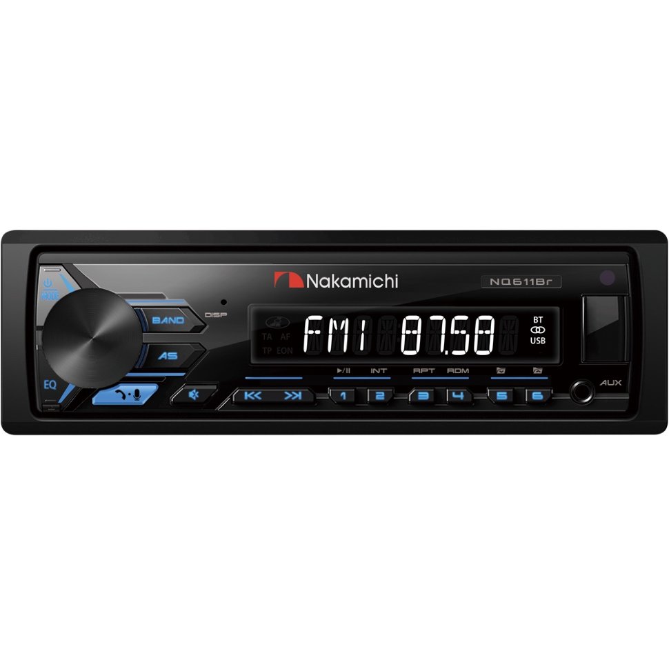 Nakamichi NQ611BR ��������� 1 DIN � Bluetooth ���� � ��������-�������� INCAR