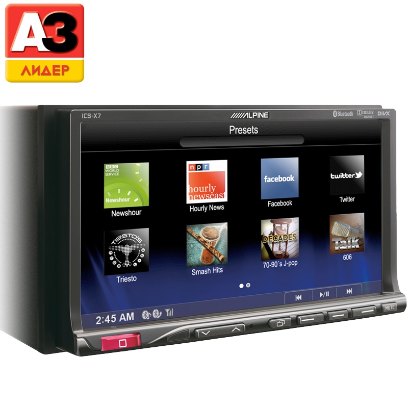 Alpine ICS-X7 ���� � ��������-�������� INCAR