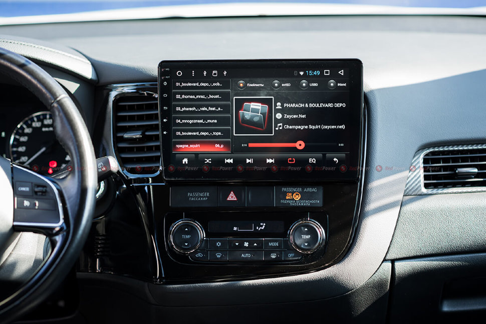������� ��������� Mitsubishi Outlander 12+ Android 7, WiFi, 4����, 10.0" (Redpower 31156 R IPS DSP) ���� � ��������-�������� INCAR