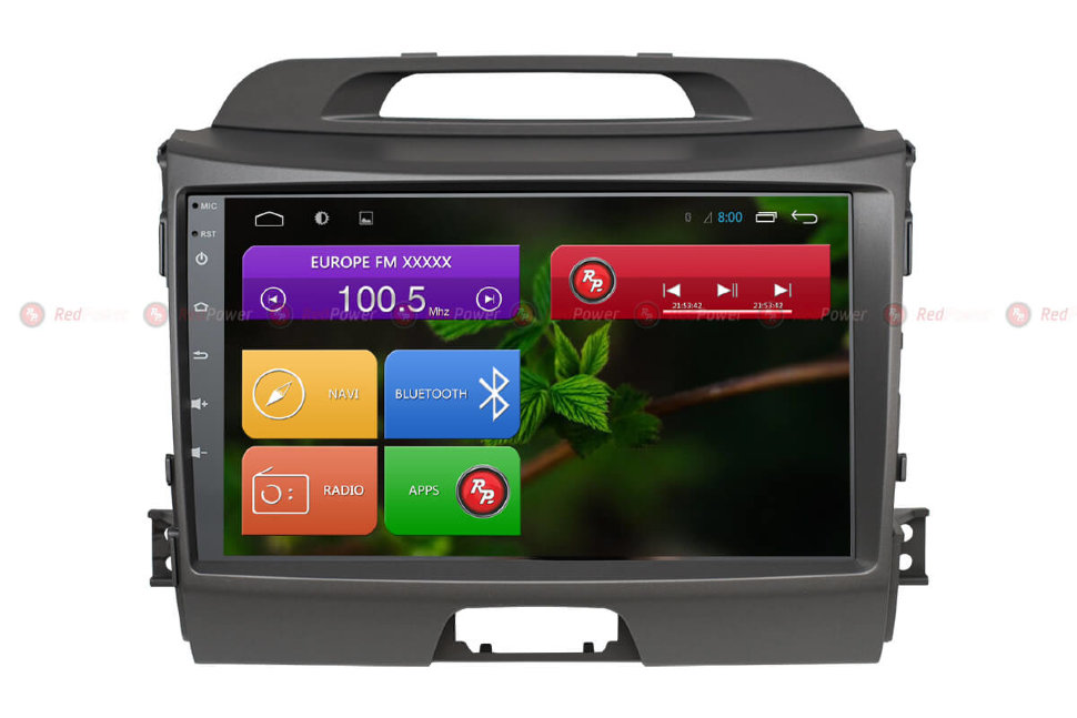 ������� ��������� Kia Sportage 10-16 Android 6, WiFi, 4����, 9.0" (Redpower 31074 RIPS) ���� � ��������-�������� INCAR