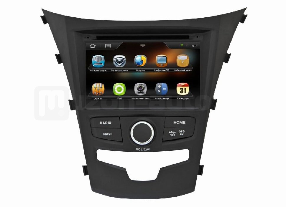 ������� ��������� AHR-7789SY ��� SSANG YONG Actyon 13+ ���� � ��������-�������� INCAR