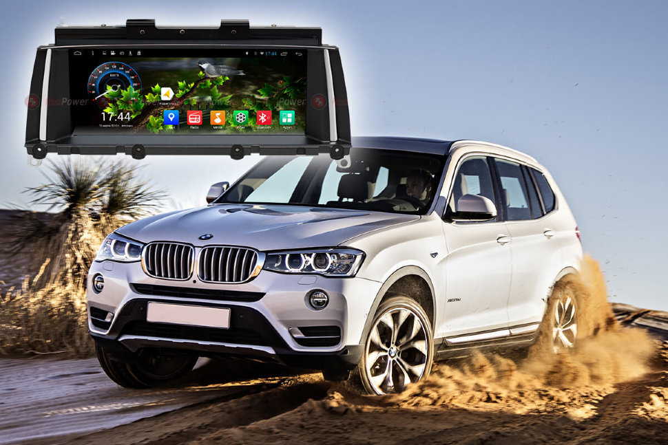 ������� ��������� BMW X3 10+ Android 6, WiFi, 4����, 8.8" (Redpower 31102 IPS) ���� � ��������-�������� INCAR