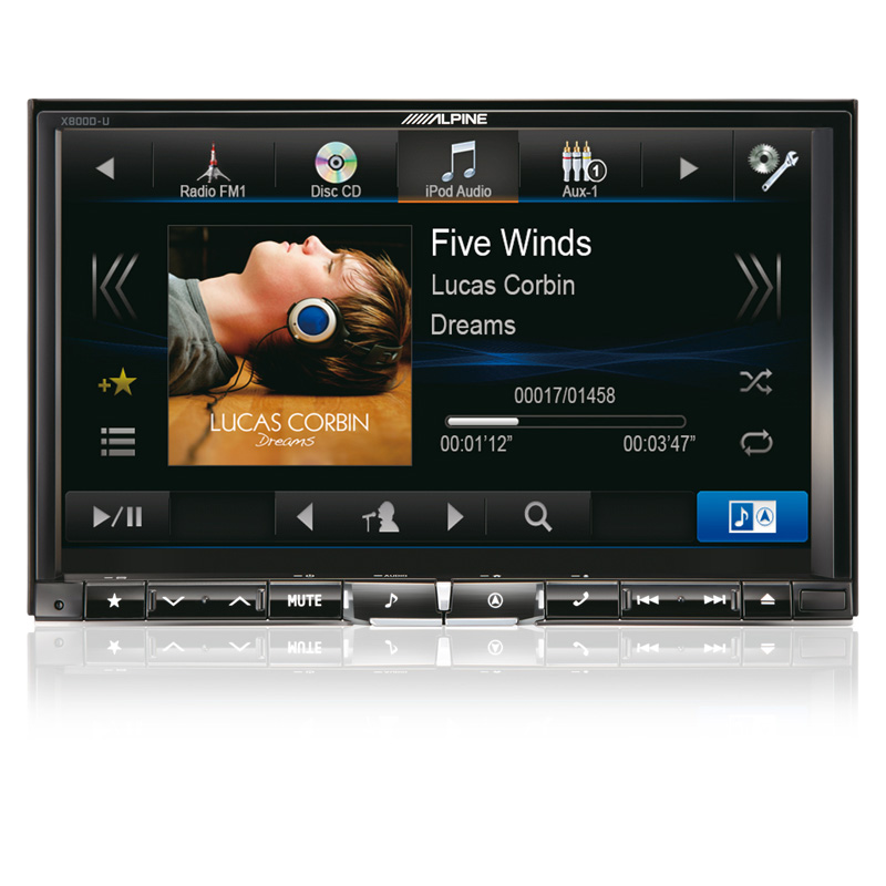 Alpine X800D-U ���� � ��������-�������� INCAR