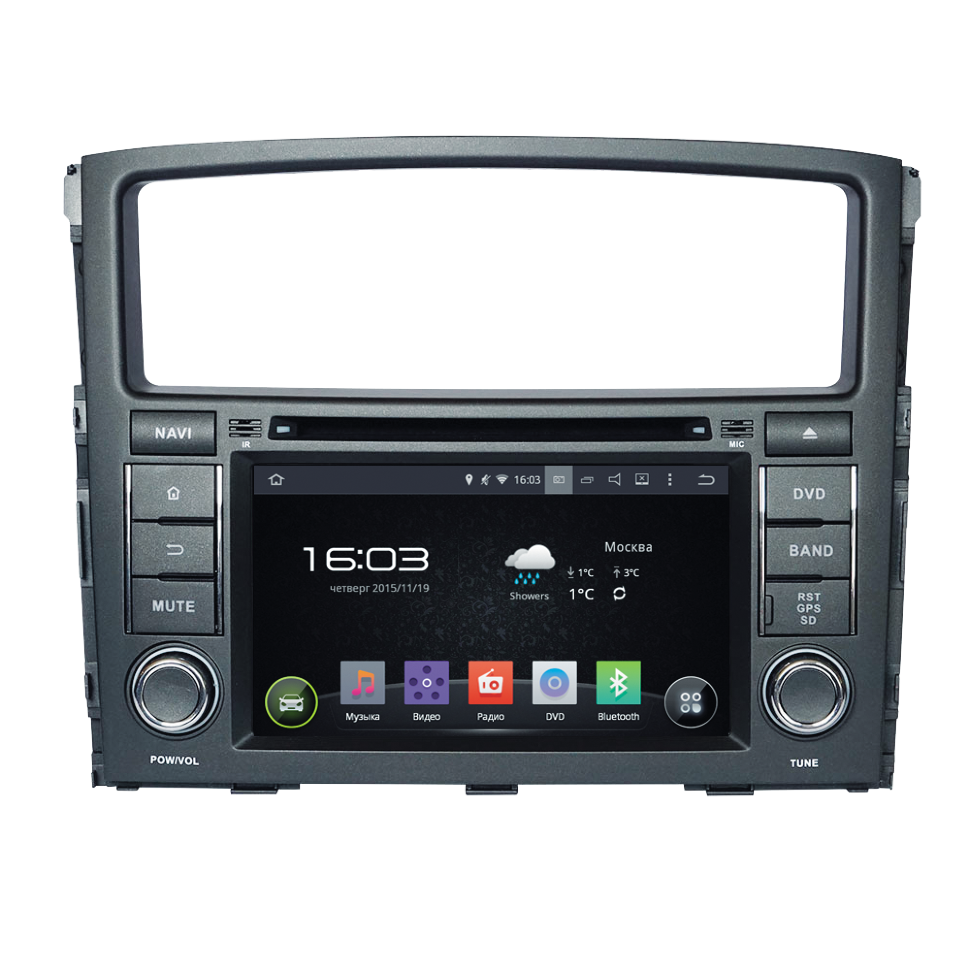 ������� ��������� Mitsubishi Pajero-4 2006+ (Incar AHR-6182) Android 5.1 ���� � ��������-�������� INCAR