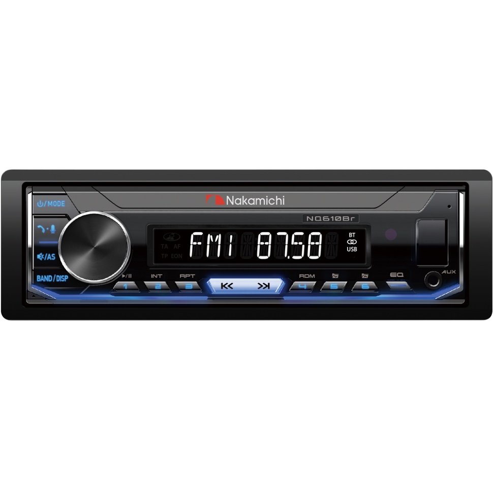 Nakamichi NQ610BR ��������� 1 DIN � ������� Bluetooth ���� � ��������-�������� INCAR