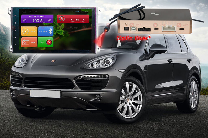 ������� ��������� Porsche Cayenne 02-10 Android 7, WiFi, 4����, 9.0" (Redpower 31303 IPS DSP) ���� � ��������-�������� INCAR