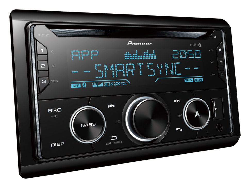 Pioneer FH-S720BT ���� � ��������-�������� INCAR