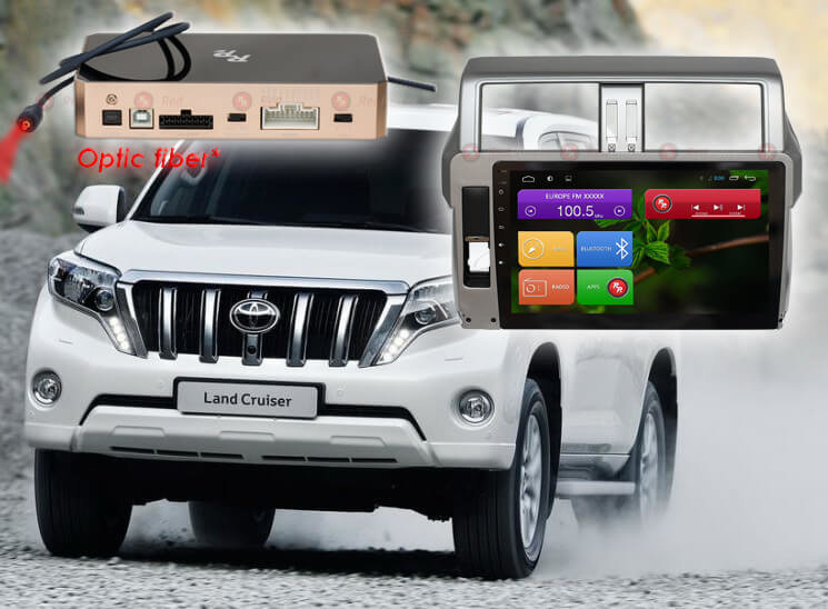 ������������ �������� Toyota Land Cruiser Prado 150 14+ Android 6, WiFi, 4����, 10.0" (Redpower 31265 RIPS) ���� � ��������-�������� INCAR